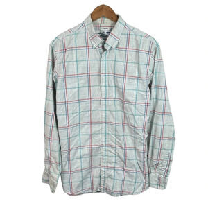 BF118 Mens Old Navy The Classic Regular Fit Striped Button Down Shirt L